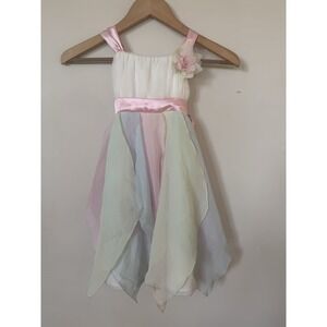 Girls Biscotti Dress Event Holiday Wedding Petals Easter Pastels Size 6